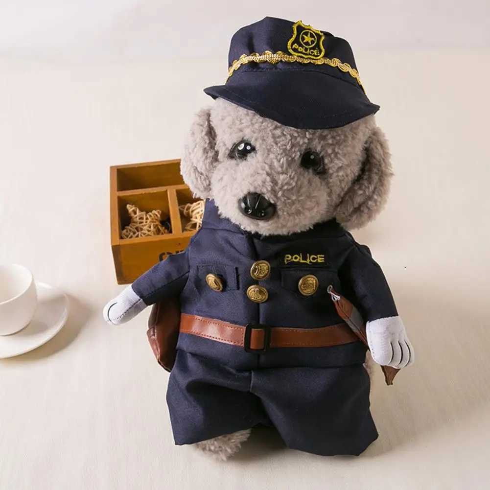 Pet Transformation Costume Cute Pet Costume Funny Dog Costume Set for Halloween Christmas Parties Comical Police Set XJ250813