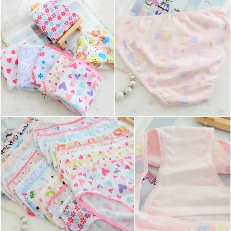 18PcLot Soft Comfortalbe Baby Girls Underear Cotton Panties for Kids Short Briefs 250812