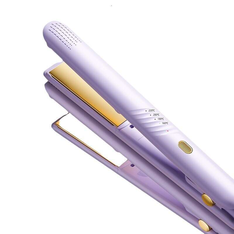 Electric Hair Straightener And Curler Dual Use Non Damaging Negative Ion Portable Bangs Straightening Comb Student Dormitory Curling Iron