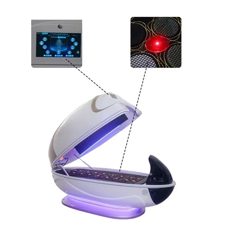 Professional Acrylic Sauna Capsule Infrared Sauna Spa Capsule Slimming Pod Machine Durable Heat Capsule Slimming Machine Dome Far Infrared Beauty Equi