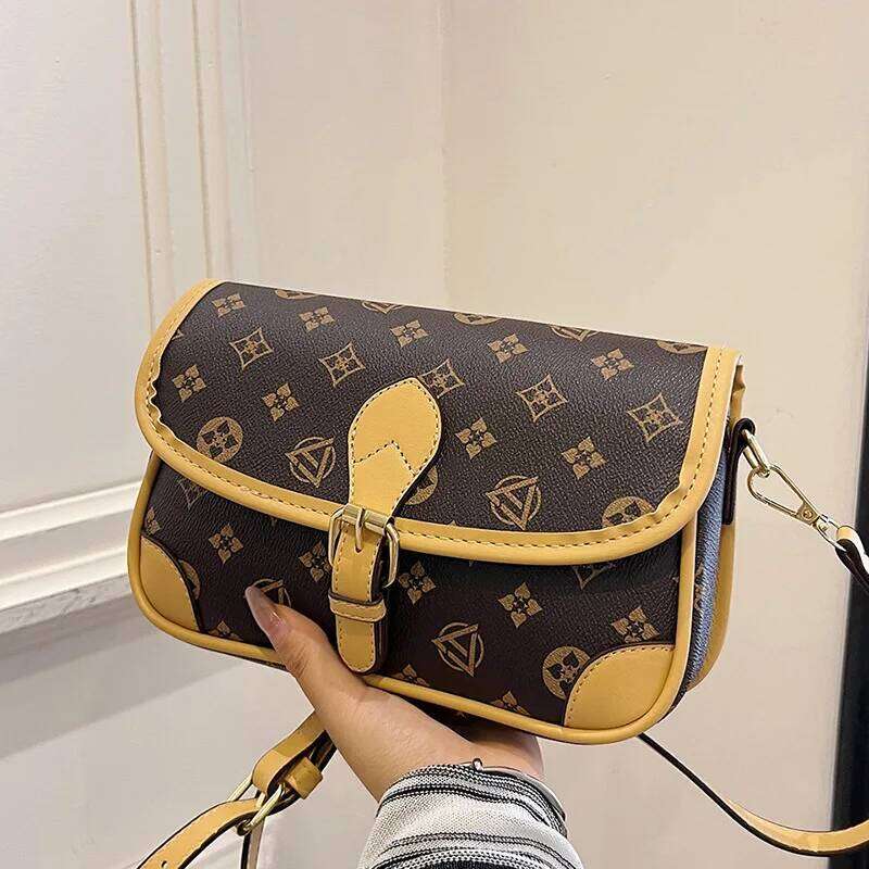 Hot Selling New Shoulder Bag Printed Retro Square Crossbody Bag Fashion Small Armpit Purse For Women Designer Bags