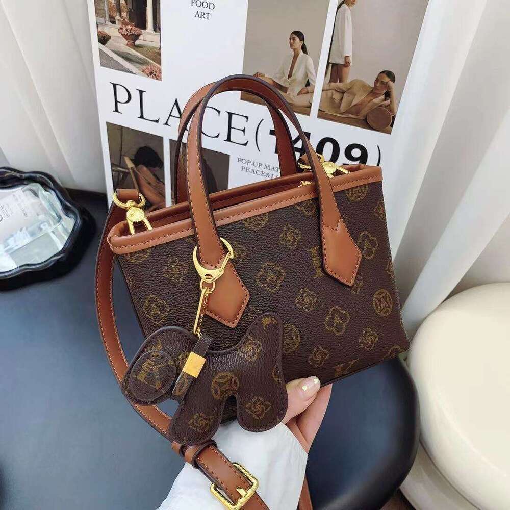 Gutiko 2024 New Crossbody for Women, Internet Celebrity Basket Bag, High-Value Printed Stylish Korean Small Bag