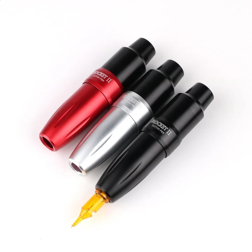 Rocket II Professional Tattoo Machine Pen RCA Interface Japanese Motor Powerful Lining And Shading Rotary Gun Set 250809