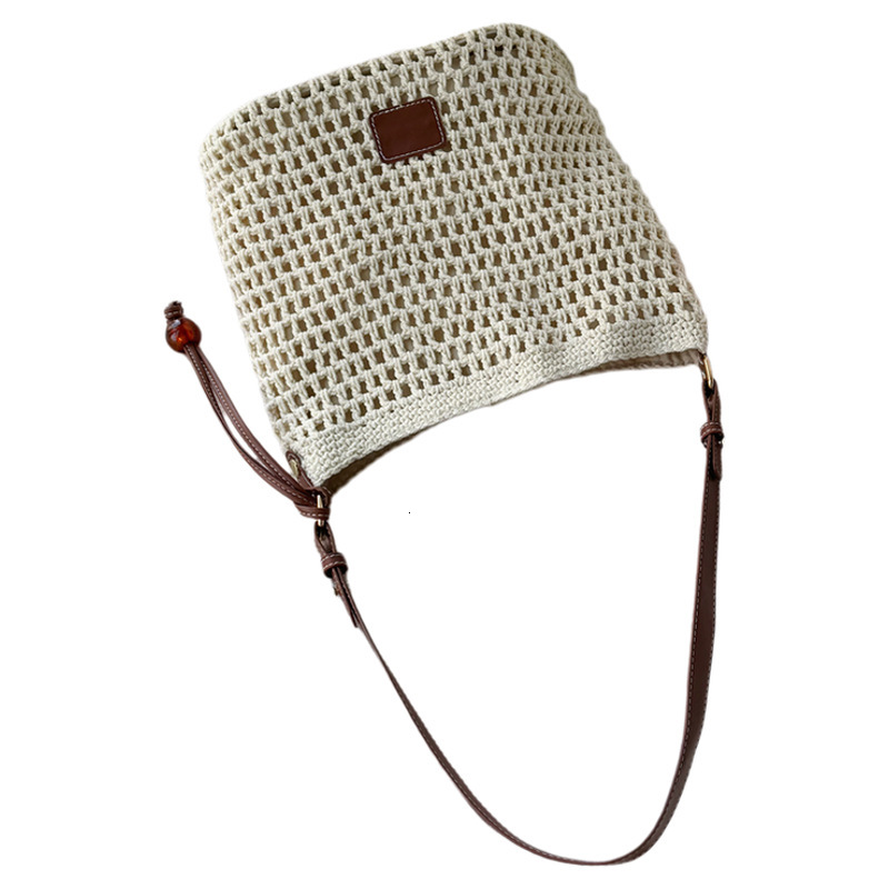 Woven Hollow Out for Women 2025 Vacation Travel Tote Beach Shoulder Underarm Bag ddmymarket