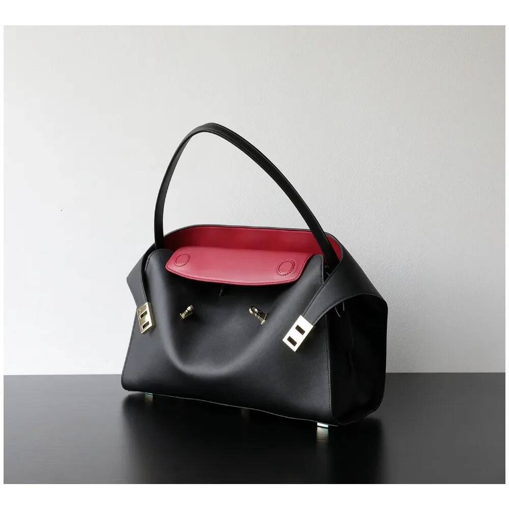 Niche Light High-end Leather Large-capacity First-layer Cowhide Women's Handbag Tote Bag Commuter Leisure Versatile high-quality