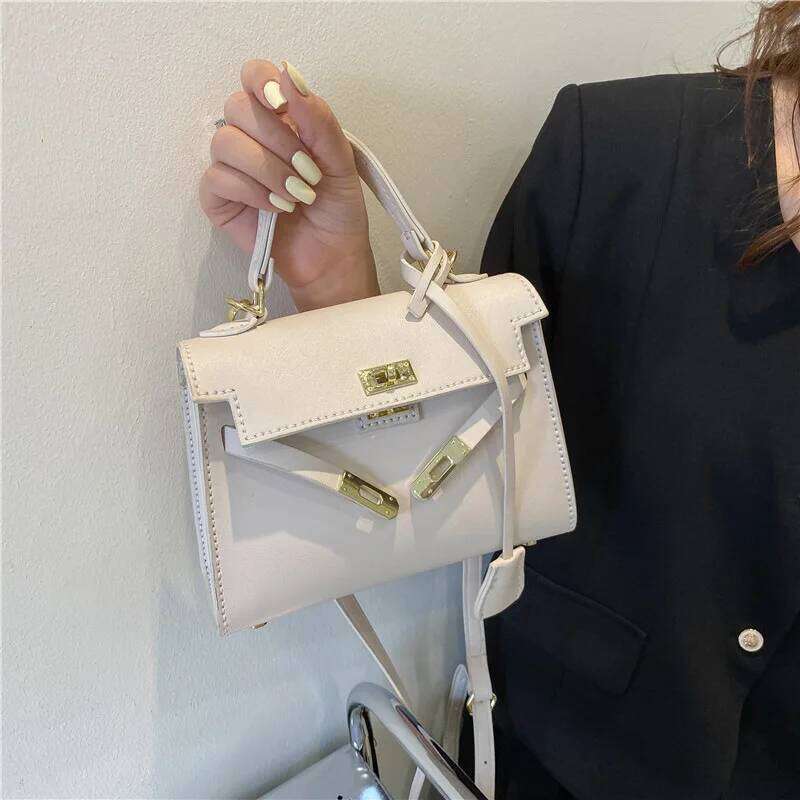 Evening Bags Mini Designer Fashion Bag For Women 19Cm Real Leather Portable Cowhide Single Shoulder