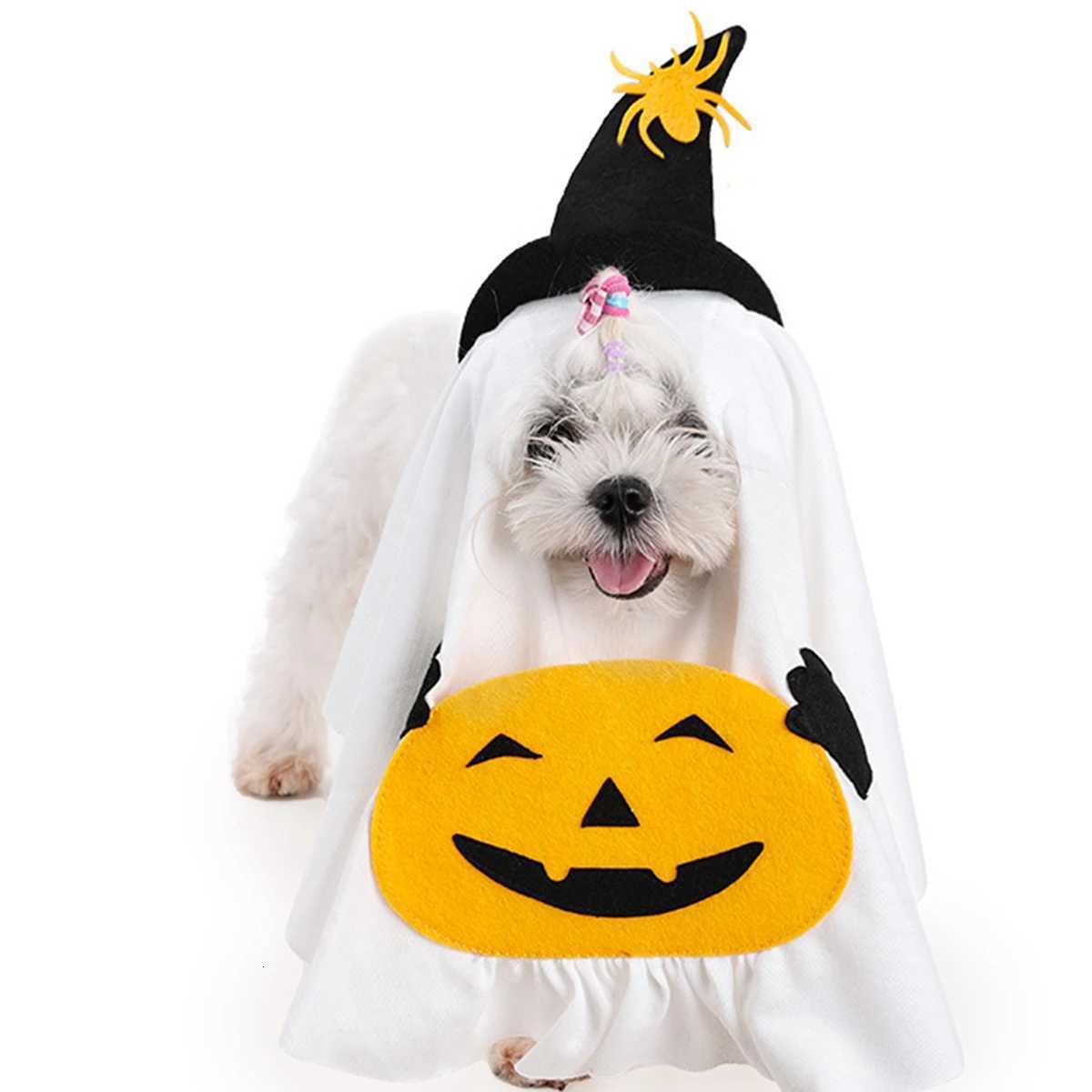 Halloween Pumpkin Ghost Dog Costume Dog Costume Pet Costume XJ250813