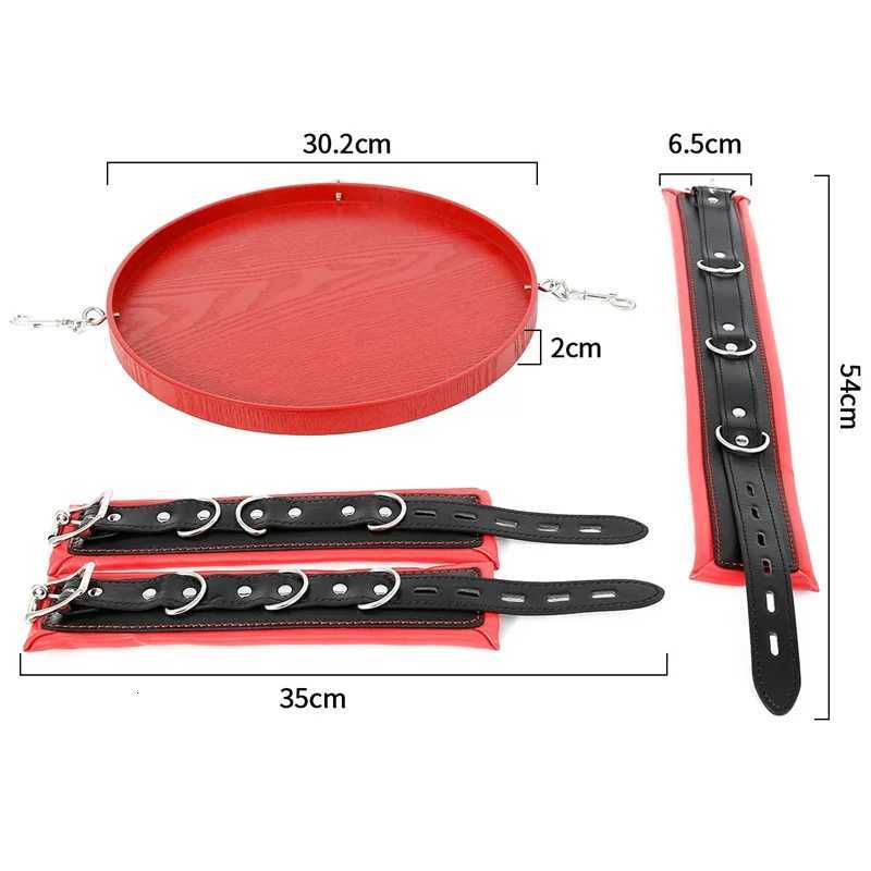 18+ Sex Adults Toys For Women BDSM Kits Collar Handcuffs Fruit Tray Holder Tray Role Play SM Sexual Sex Toys BDSM Bondage Set XJ250813