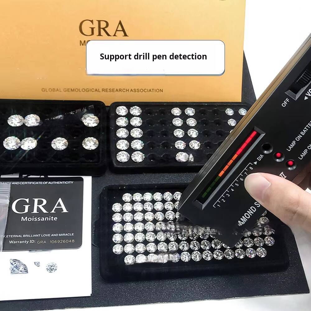 Fashion Hip Hop Sparkling S925 Silver 3mm-4mm VVS Moissanite Tennis Chain