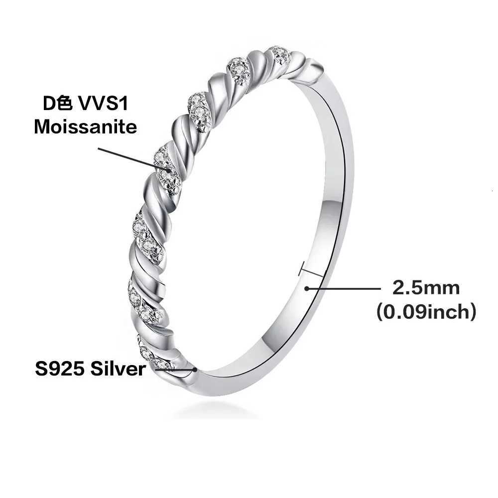 925 Sterling Silver with 18K Gold Plated Full Moissanite Ring Diamond Engagement Wedding Bridal Band Jewelry for Women W250812