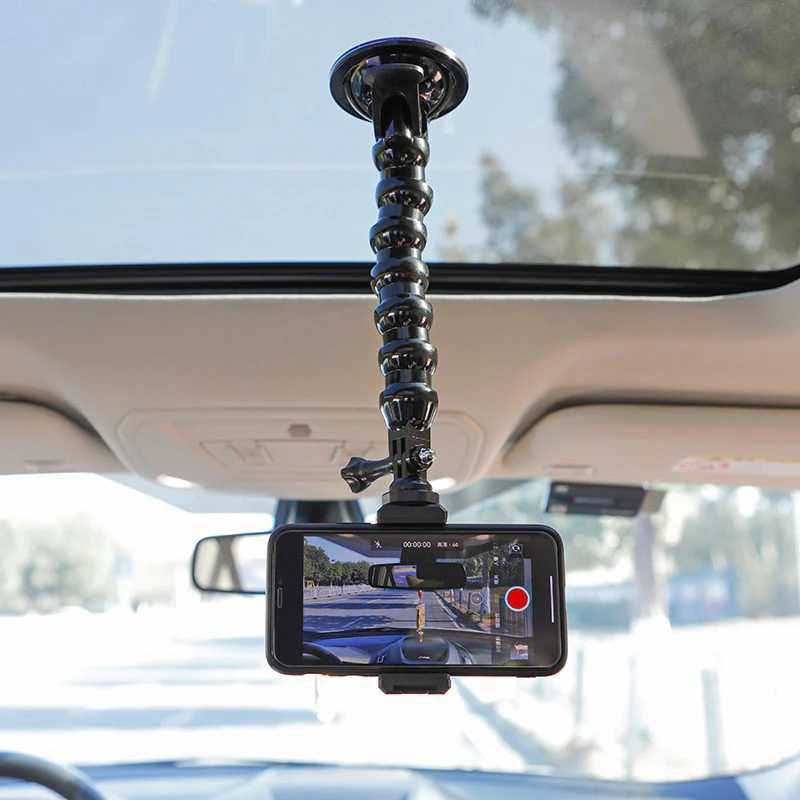 ible Mobile Cell Phone Car Holder Suction Up Cellphone Bracket in Moto Smartphone Stand port for Iphone Video Shooting C251210