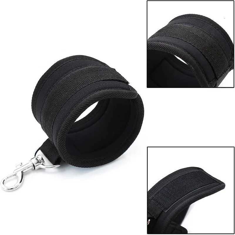 Sex Bondage Set With Collar Handcuffs Ankle Restraints Adjustable Thigh BDSM Sex Toy Restraints SM Bondage Sex Toy For CouplesXJ250813