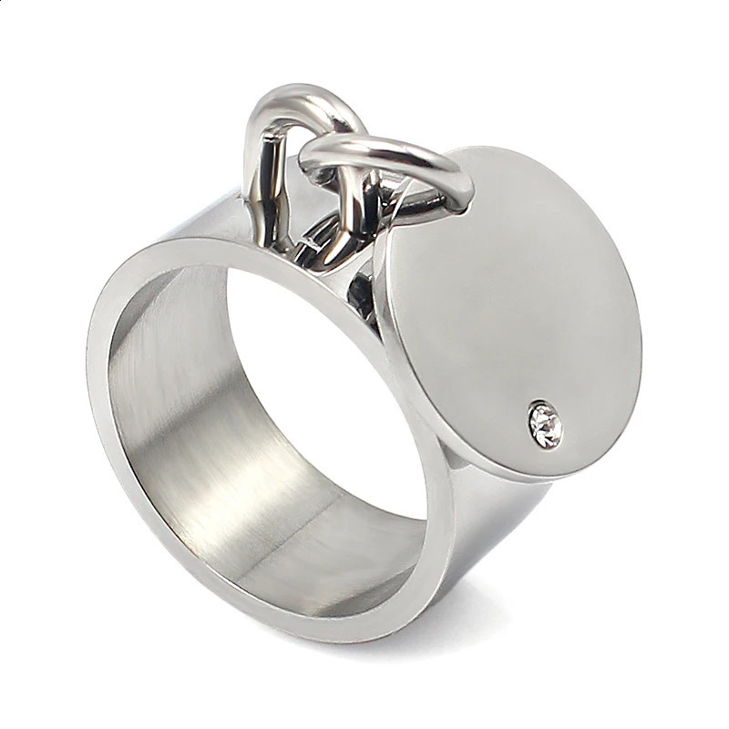 Fashion Male Female Ring Classic Silver Color Rhinestone Wedding Jewelry For Women Men Christmas Party Present 250811