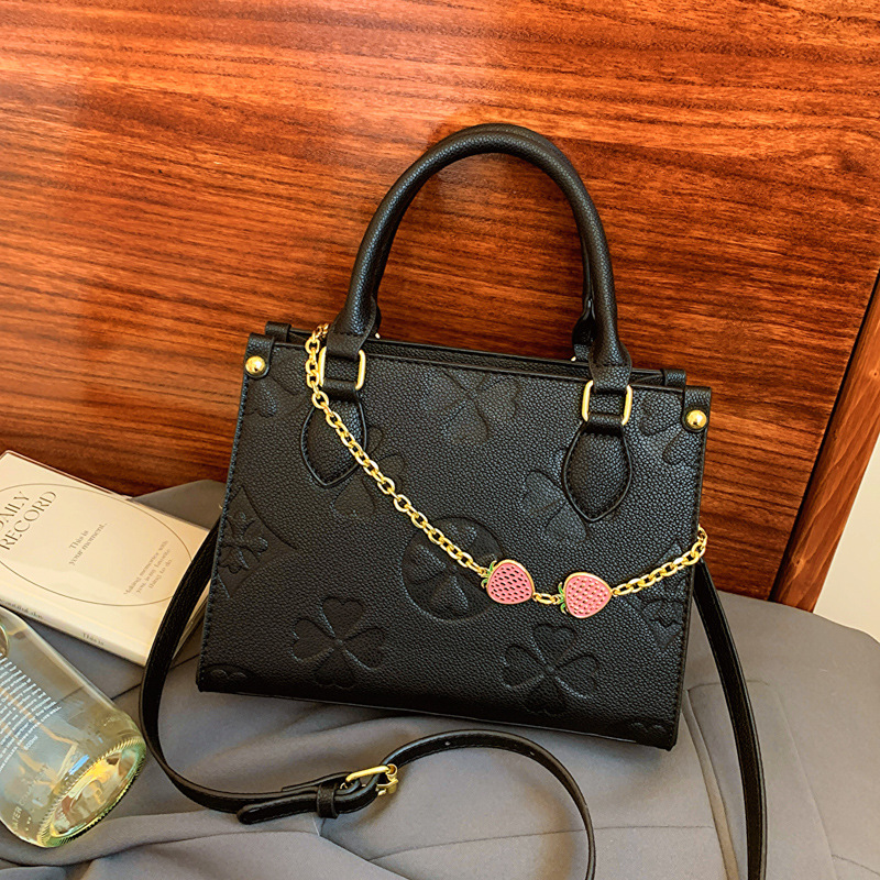 free shipping designer bag new retro printed pink single-shoulder bag with Exquisite pictures