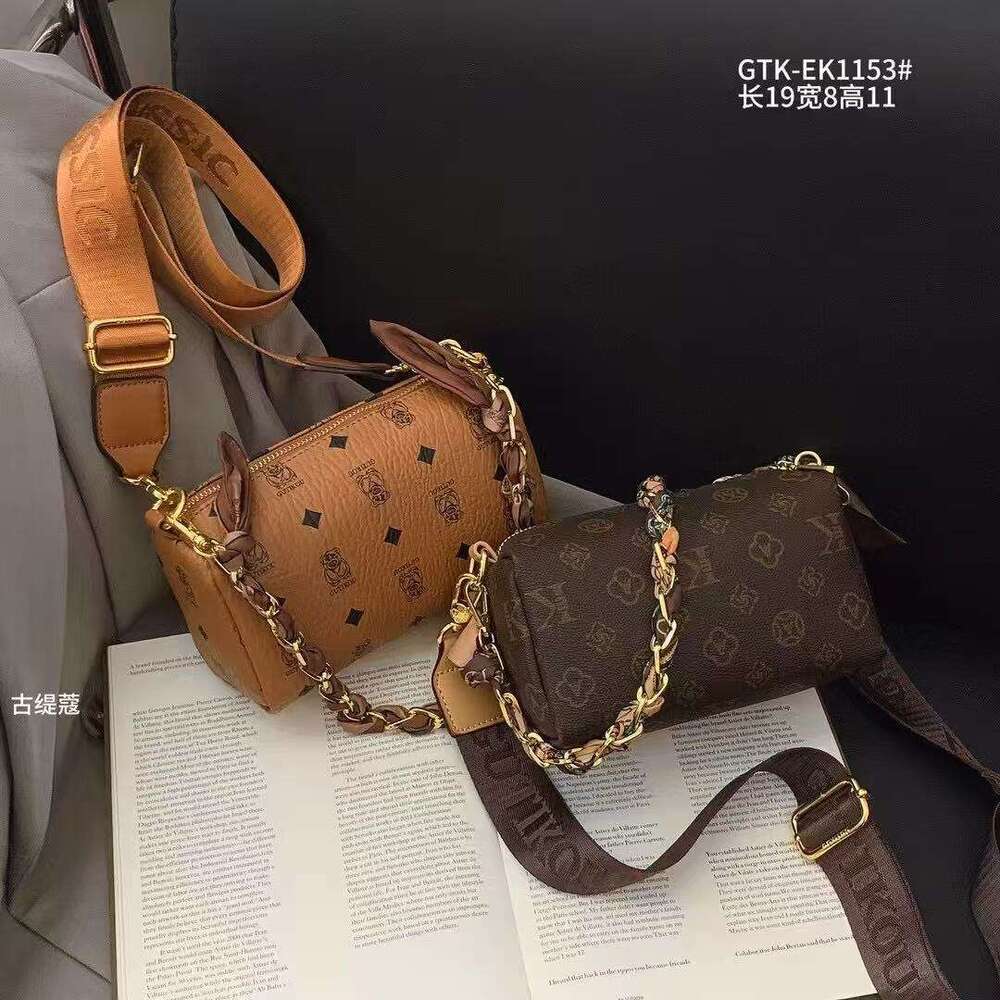 Gutiko 2025 New Vintage Pen Holder Crossbody Women's Boston Pillow Bag Live Streaming