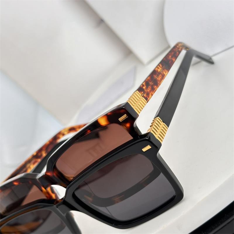 2025 New Designer Sunglasses, Glasses, Goggles, Outdoor Beach Men's and Women's Mixed Colors, High end Square Metal Legs, Alphabet Cat Eyes, Oval Luxury baohaizi 8A