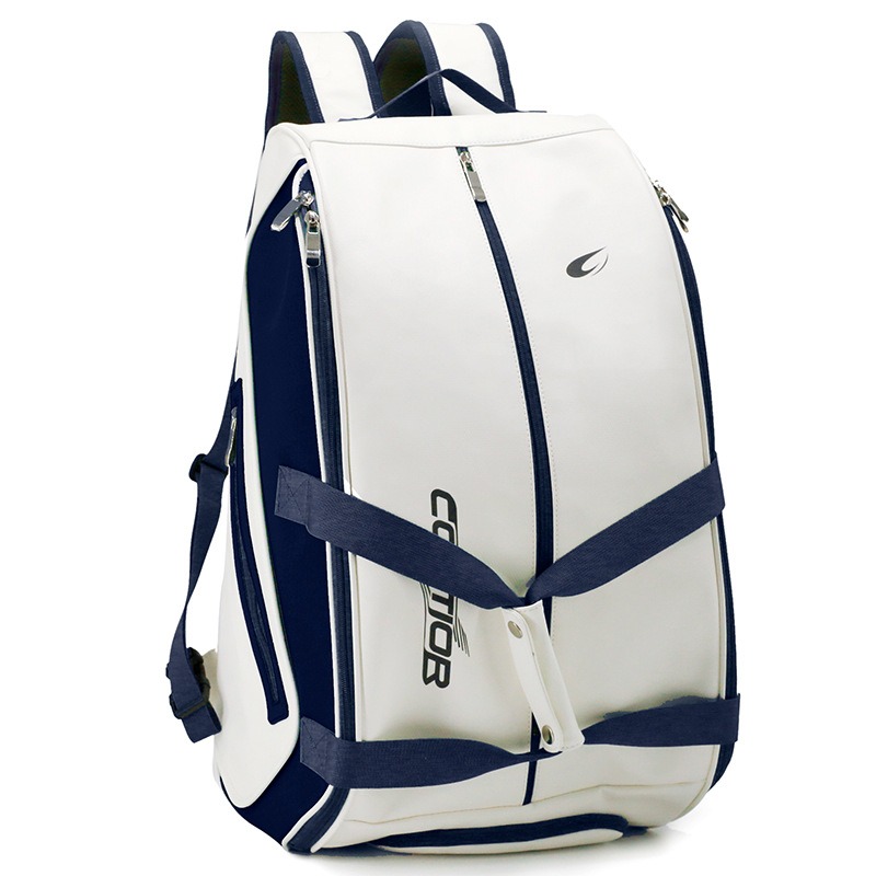 Pickleball Bag Padel Racket Backpack Large Capacity for Men Women Separate Waterproof Shoes Compartment Pickleball Accessories -Pockets Fits 2 to 4 Pa