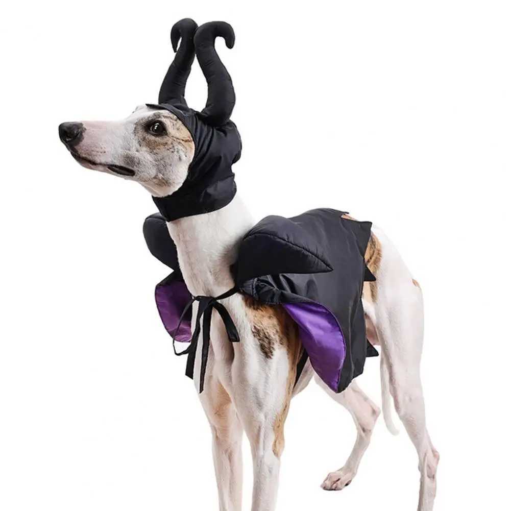 Pet Costume Set Dog Halloween Witch Clothes Cat Cloak Funny Dog Wizard Outfit Mantle Apparel Cosplay Party Dress for Halloween XJ250813