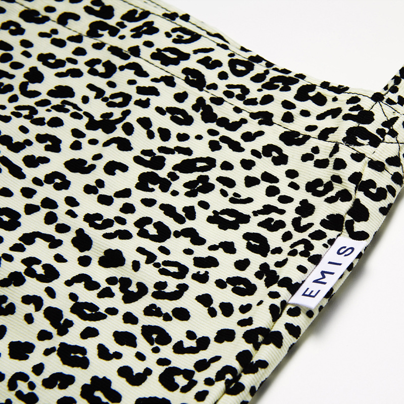 2025 New Designer Leopard Canvas Shoulder Bag Fashion Multi functional Women's Underarm Bag