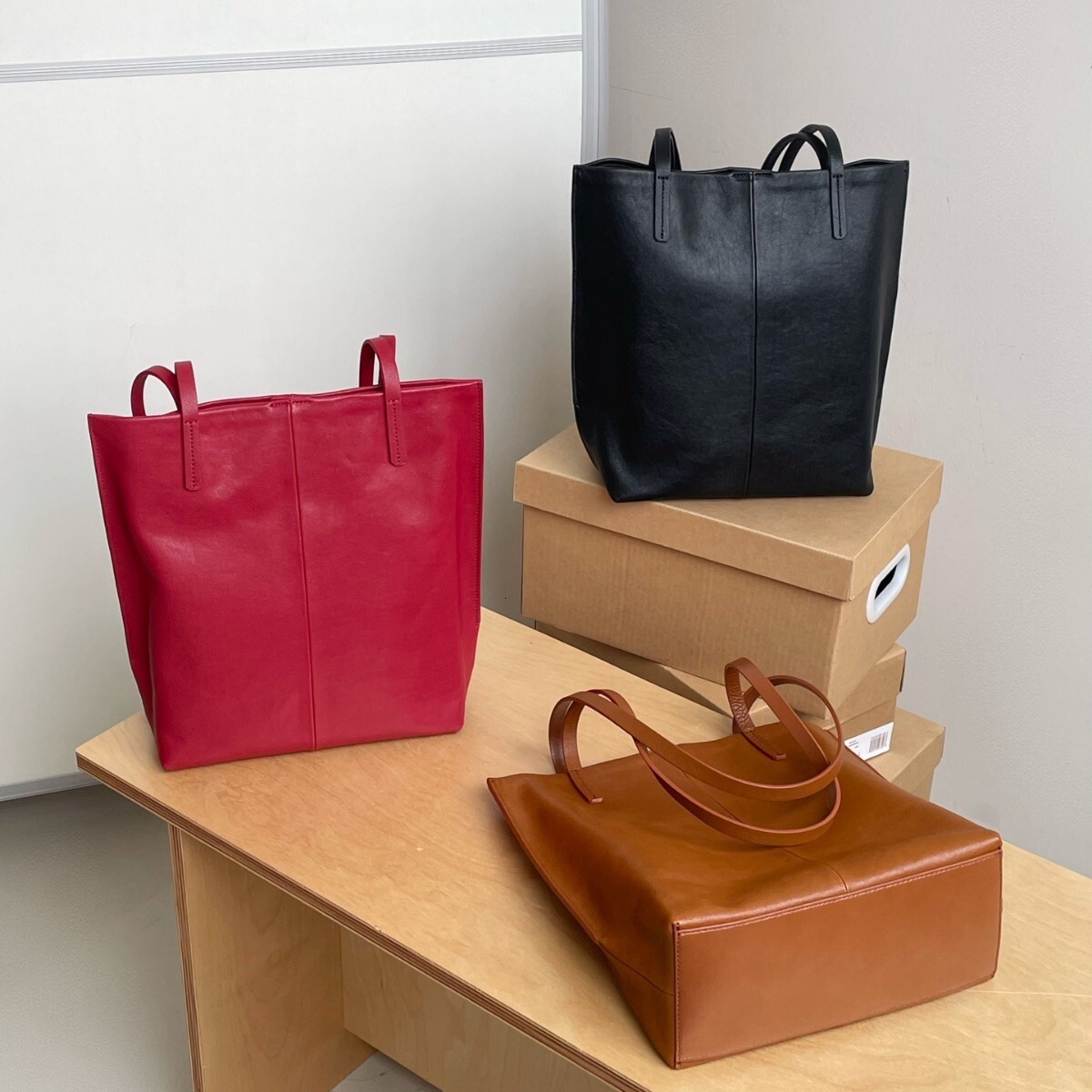 Designer Women's Genuine Leather Handbag 2025 New Vegetable Basket Handheld Bucket Bag