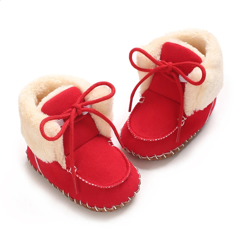 018Months Winter Snow Baby Boots born Warm Booties Soft Sole Shoes for Girls Boys Infant Toddler 250812