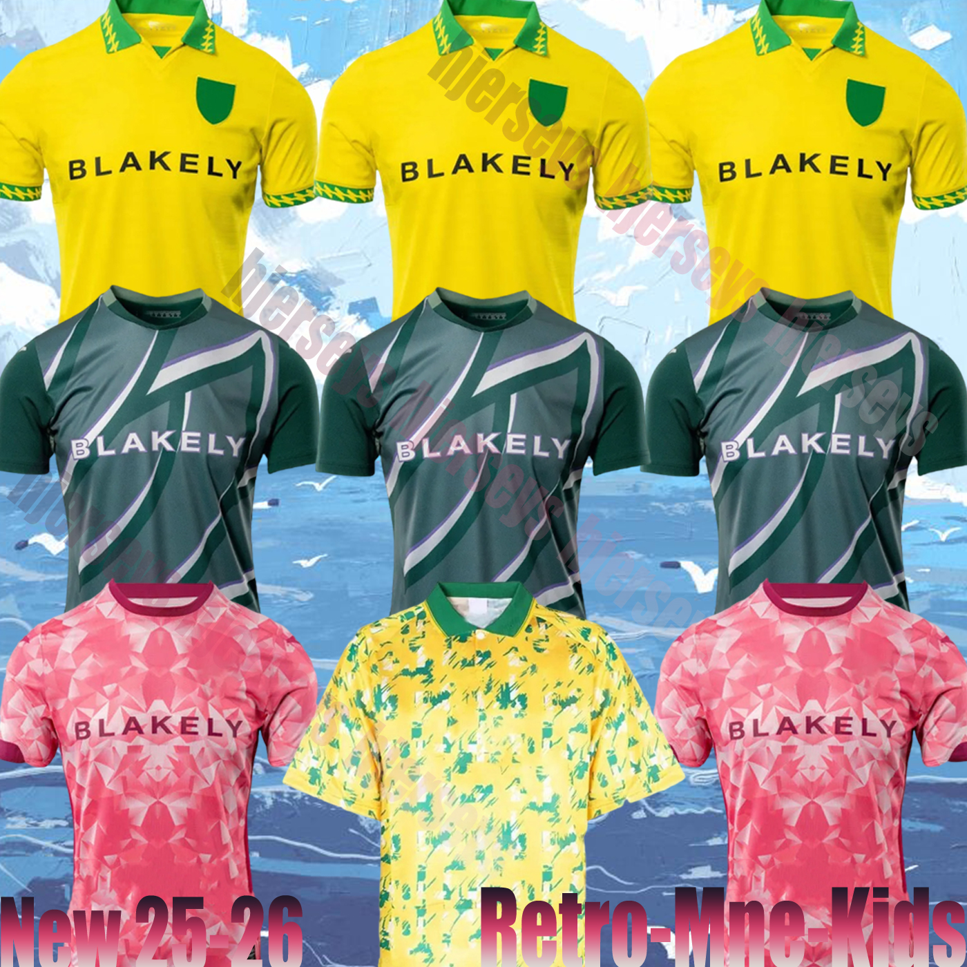 25 26 Norwich cities Special Kit soccer jerseys CASSERES DALLINGA CISSOKO 2025 2026 Home Away Third yellow green third maillot de foot SARGENT Mens kids kits football