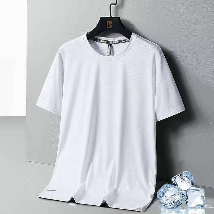 Men's Q-MAX Unisex Sport Oversized Breathable Woven Fabric with Quick Dry & Ice Cool Design Custom T-Shirt
