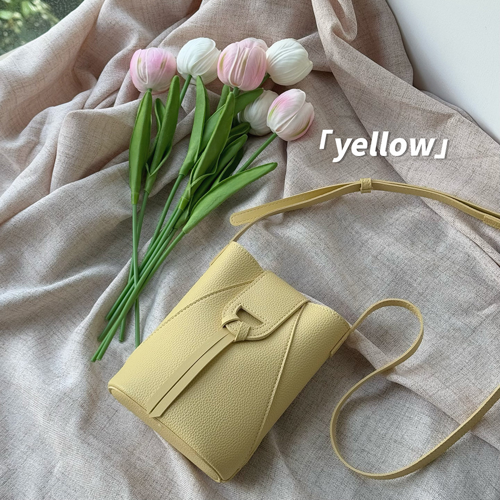 2025 New Vertical Phone Stylish Small Crossbody Cute Compact Lightweight Mini Bucket Bag ddmymarket