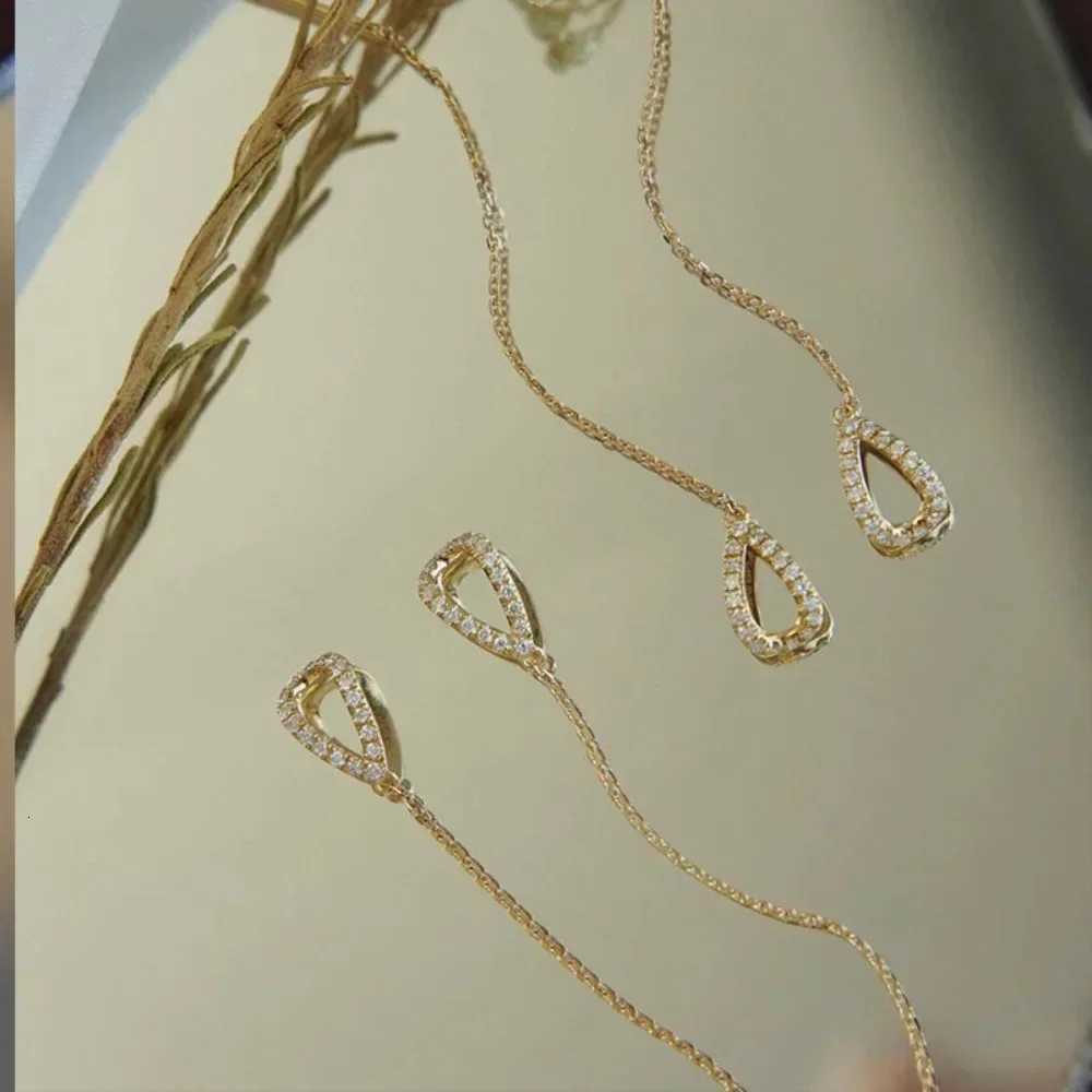 New Fashion Drop Ear Line Long Gold Silver Color Hanging Earrings for Women Crystal Tassel Earring Ear Accessories Jewelry Gifts Y250812