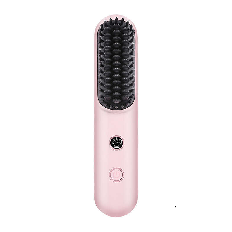 Negative Ionic Wireless Hair Styler: Compact Straightening & Curls Tool for On-the-Go Grooming