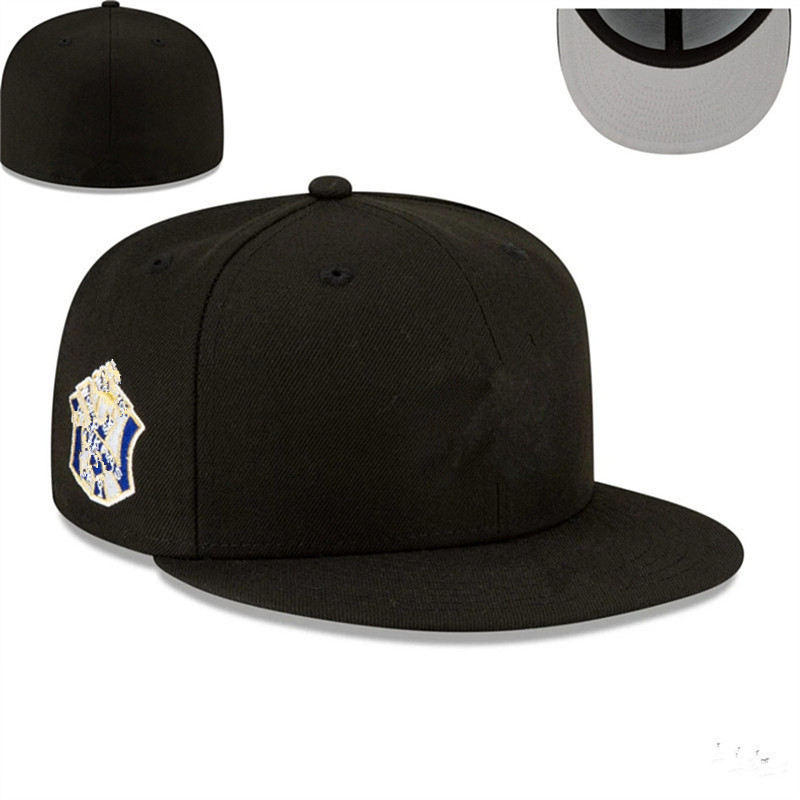 2025 New Fitted Designer Size Baseball Football Flat Casual Caps Letter Embroidery Cotton All Teams Sport World Patched Full Closed Hats Mix Order Siz