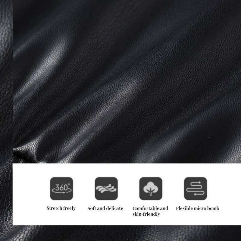 Racing Embroidered Thick Leather Pu Baseball Suit Couple Jacket Motorcycle Flight