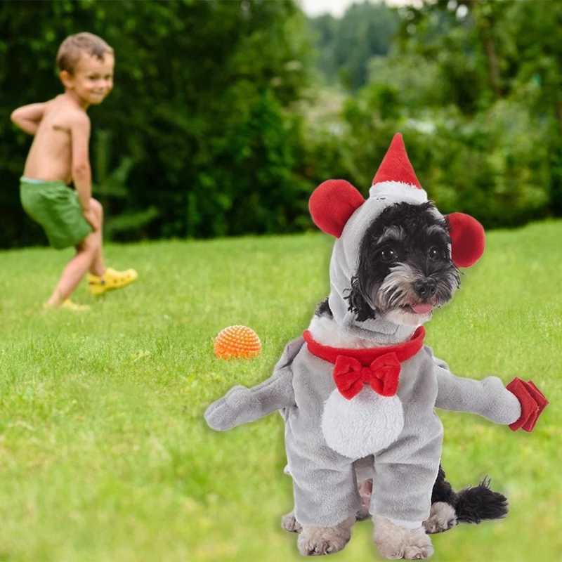 Festives Pet Apparel Set Funny Pattern Dog Holidays Costume Cats Cosplay Clothing for Halloween and Christmas Celebrations XJ250813