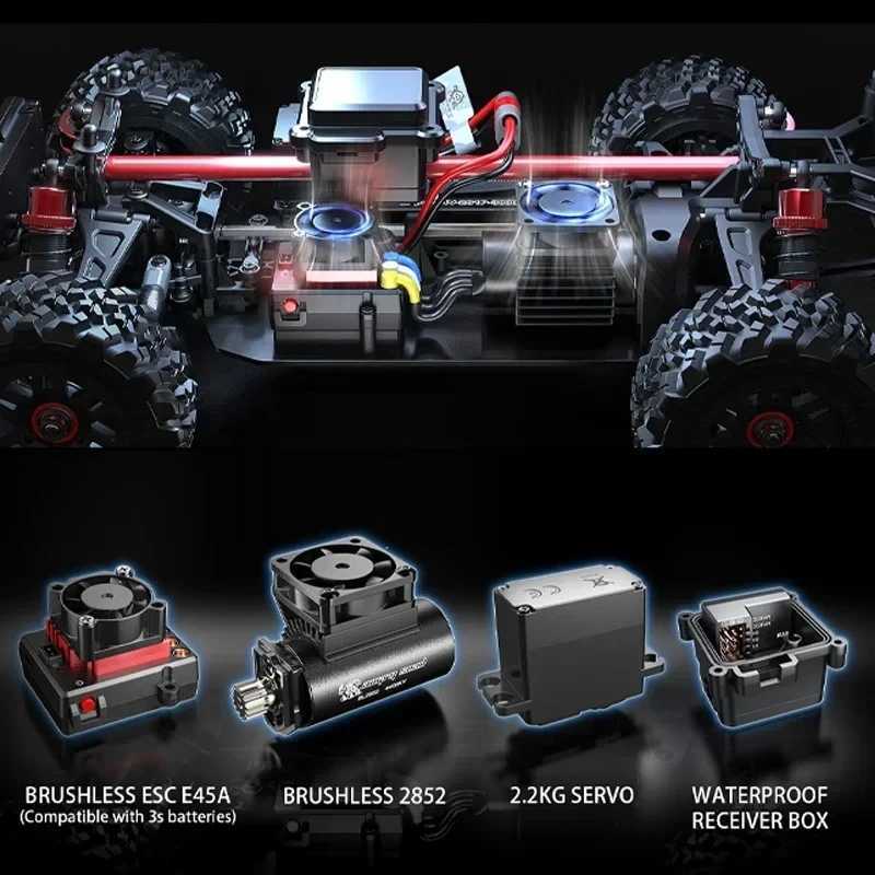 Hyper Go MJX 14209 14210 14301 14302 14303 1/14 4WD RC Car 75KM/H Brushless RC Racing Car Remote Control Off-Road Truck Toy Z250813