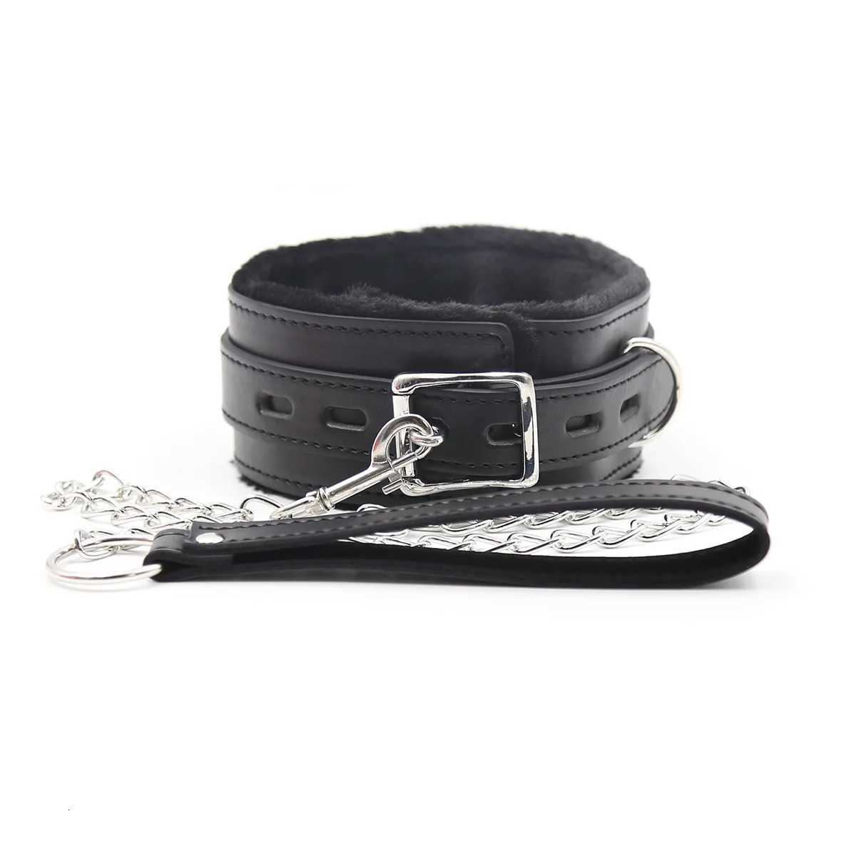 Collar Set Premium Bondage Set Plush Restraint Kits Luxury Collar Anklecuffs and Handcuffs Submissive Sex Toy for Fetish Play Fun W250813