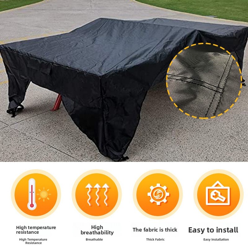 Outdoor Dust Courtyard Terrace Rainproof Sunproof Flat Ping Pong Table Cover