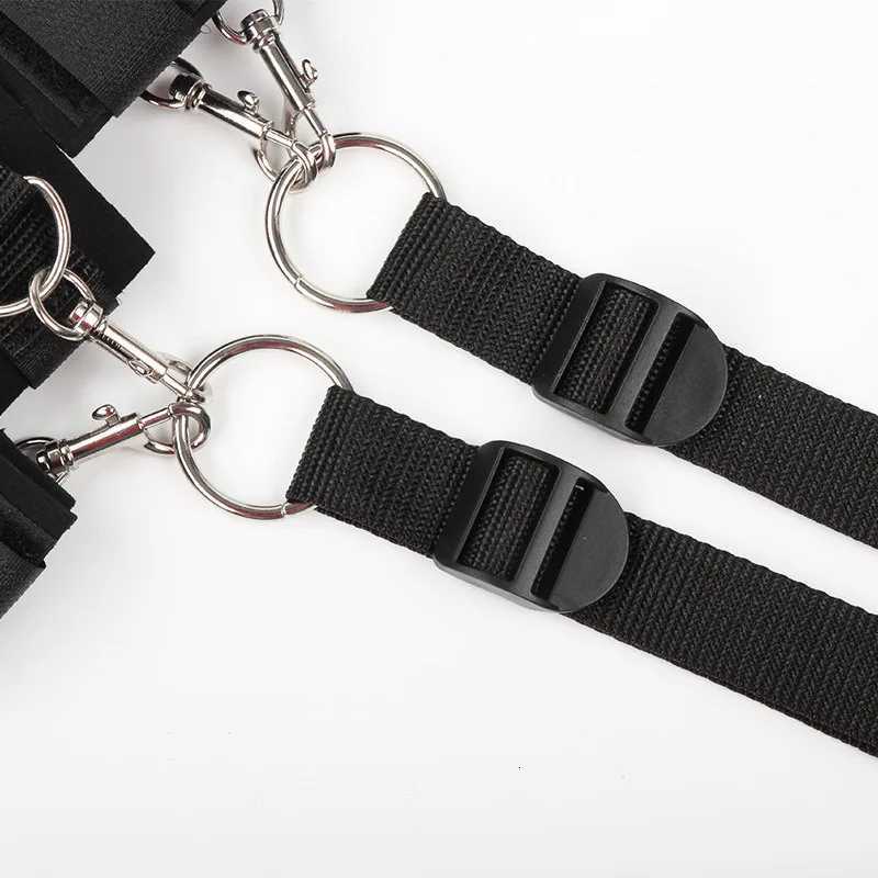 Sex Bondage Set With Collar Handcuffs Ankle Restraints Adjustable Thigh BDSM Sex Toy Restraints SM Bondage Sex Toy For CouplesXJ250813