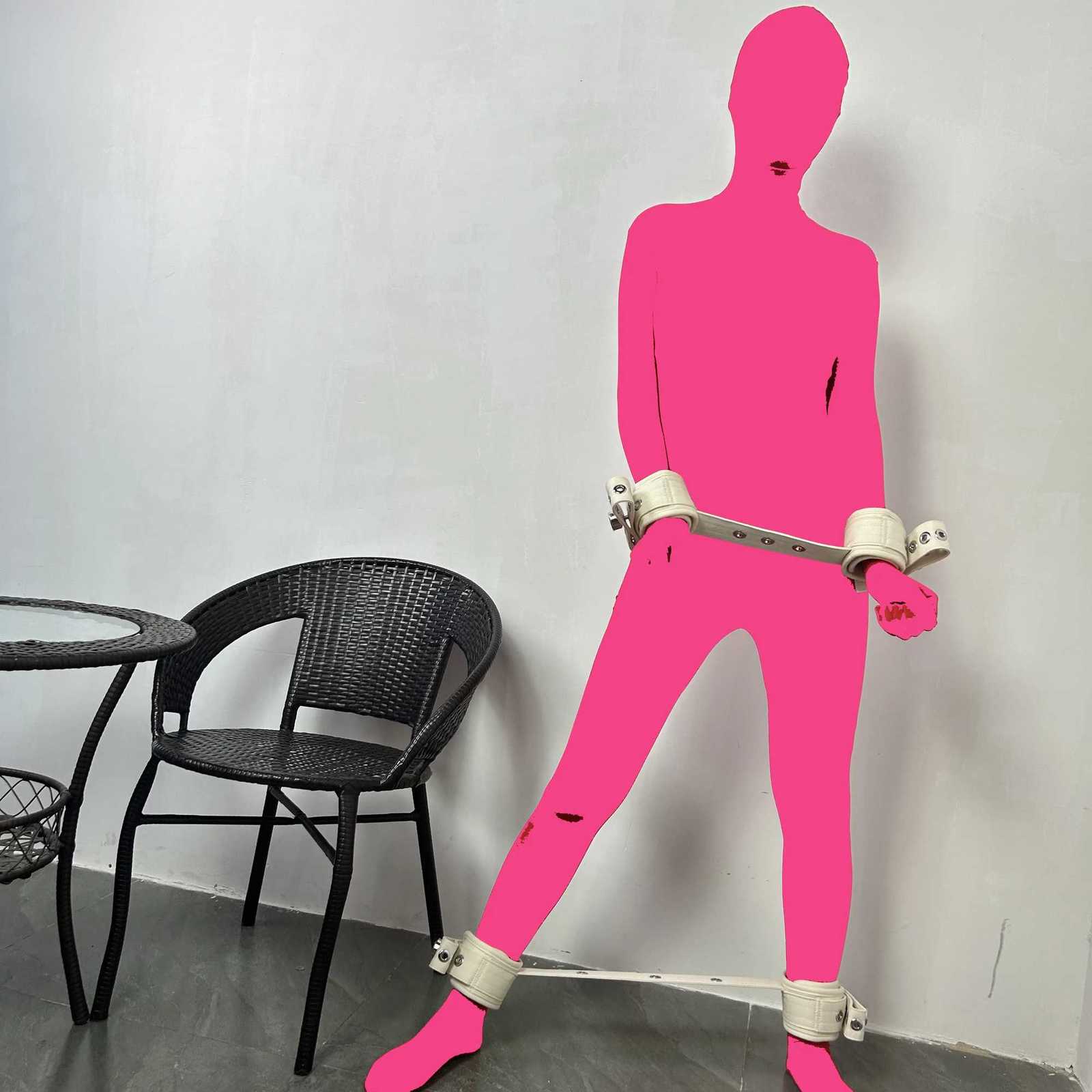 Kinky Queen Adult Sexy Cuffs Set Magnetic Lock Handcuffs Wrist Ankle Restraints BDSM Bondage Gear for Couples Clinic FetishXJ250813