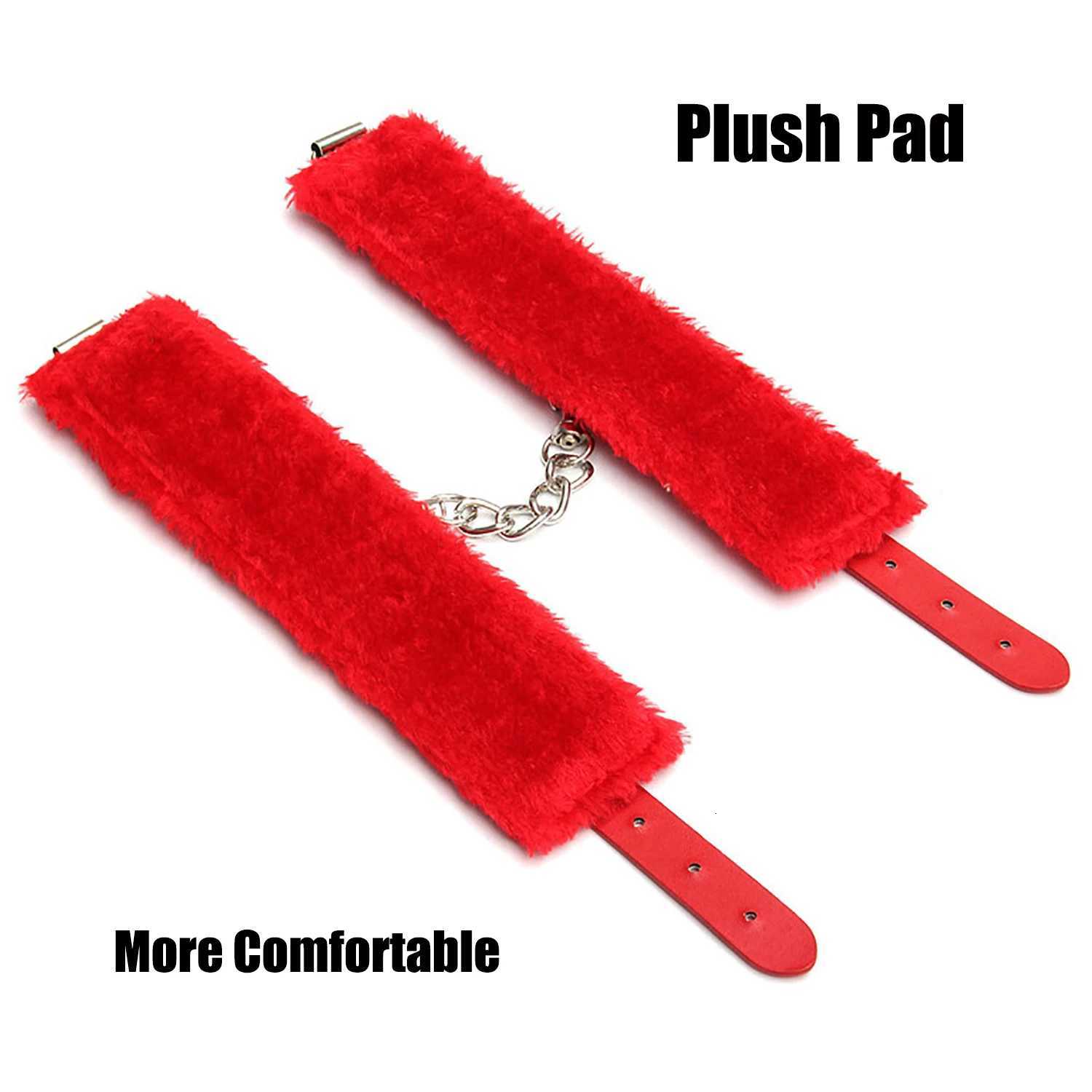 Sex Game Handcuffs Leather Restraints Shacles SM Bondage Cuffs BDSM Fetish Slaves Training Tool Sex Toys For Couples Flirting W250813