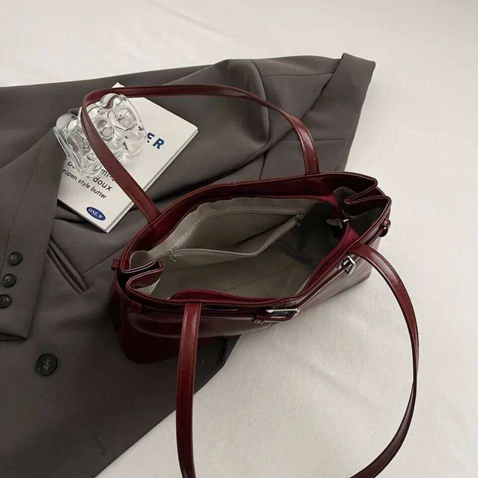 Hot Selling Vintage Handbag For Women New Autumn/Winter Underarm Commuting Belt Korean Casual Single Shoulder Tote Bag Satchels Sac Designer Bags