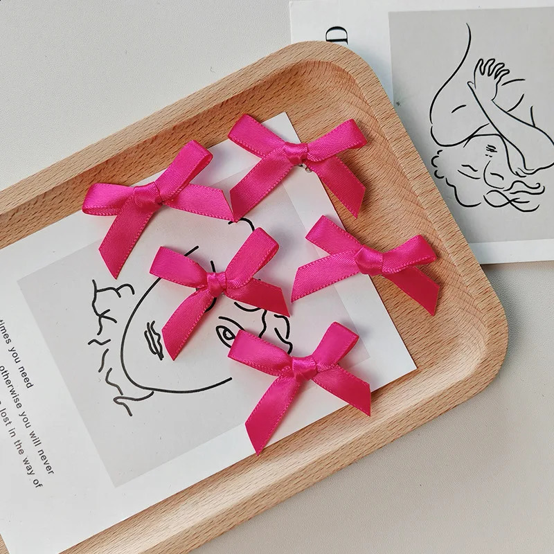 40pcs Sweet and Cute Butterfly Bow Hair Clip Y2K Multi Color Ballet Style Ribbon Mini Hair Accessories Braided Headpiece 250812