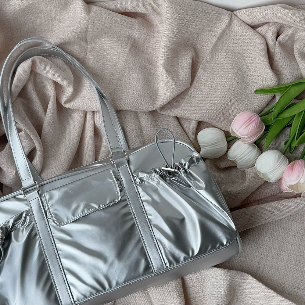 Korean Style Large Capacity Handbag Single Shoulder New Niche Design Commuter Tote High-end Versatile Underarm Bag ddmymarket