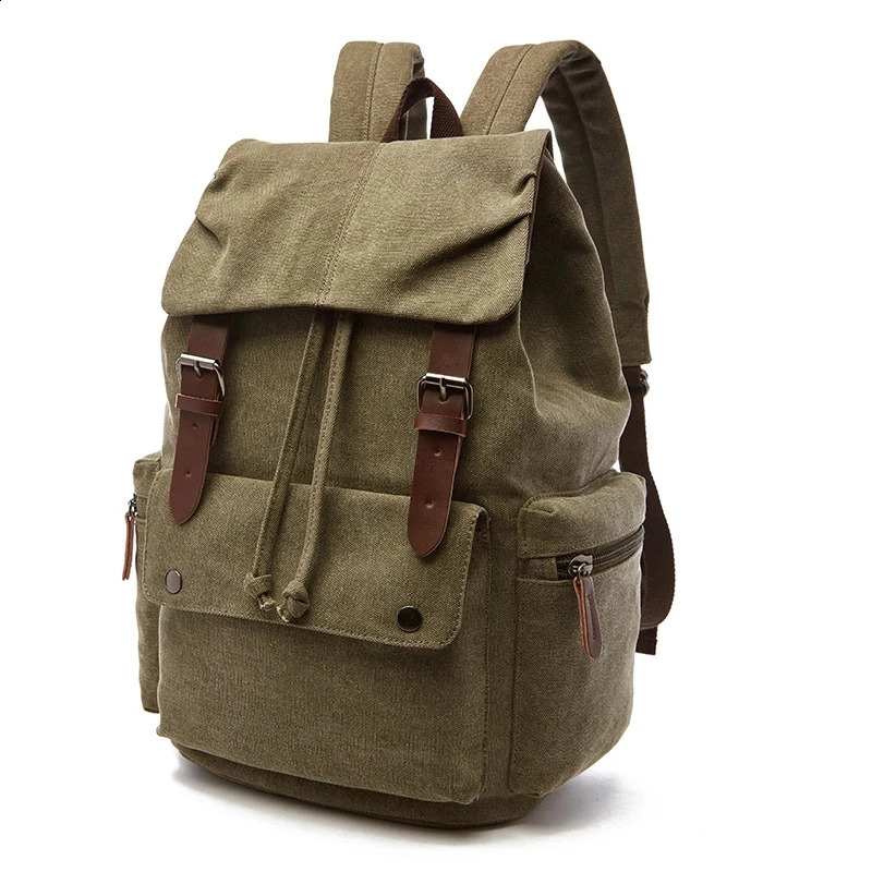 vintage Canvas Laptop Backpack For Men Women School Mochila Feminina Fashion Anti-Theft Women Travel Backpacks School Backpack 250809