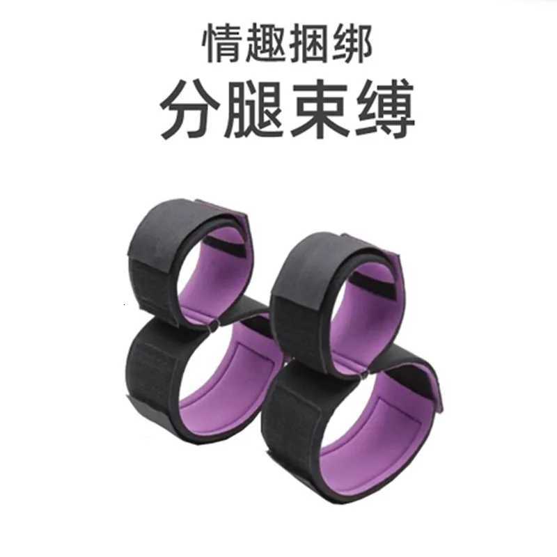 Female SM Binding Bondage Gags with Handcuffs Foot Shackles SM Training Toys Bondage Training Various Postures Flirting Supplies W250813