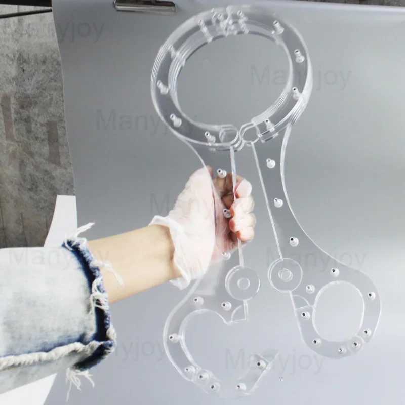 Crystal Wrist Oval Handcuffs Pillory Neck Collar Cangue Slave Thumbcuffs Finger Lock Restraints BDSM Bondage Yoke Adult Sex ToysXJ250813