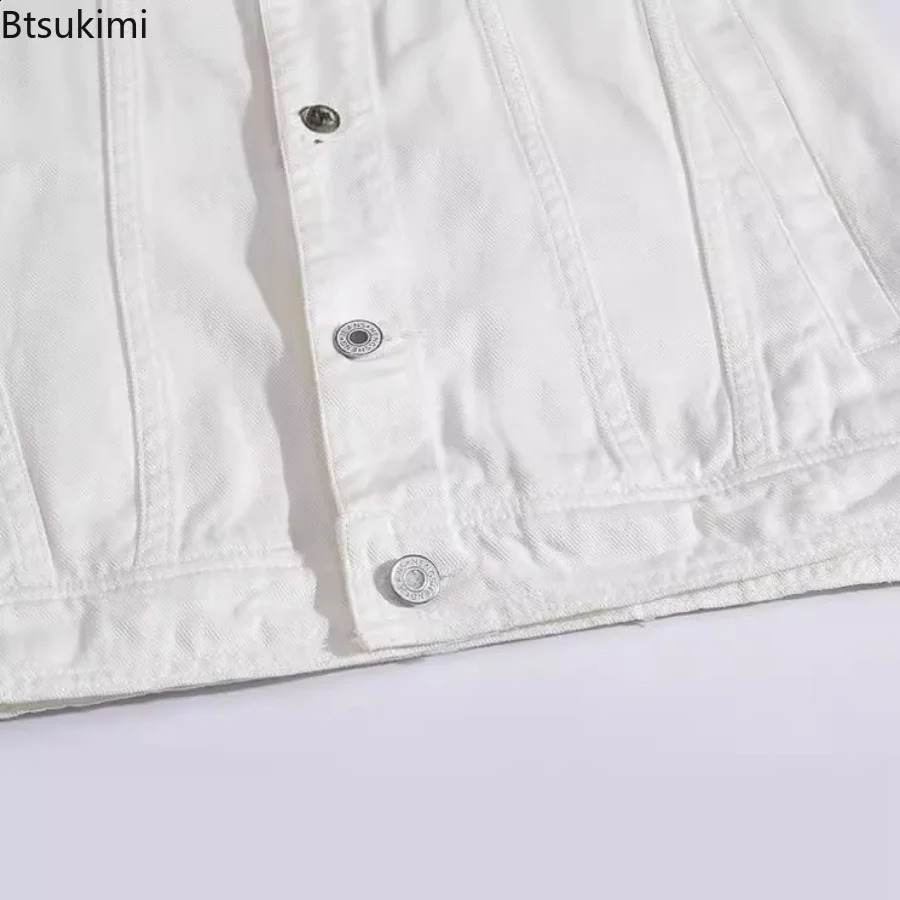 2025 Mens Fashion Sleeveless Denim Vest Spring Autumn Casual Solid Cowboy Jacket Slim Fit Singlebreasted Streetwear Jeans 250805