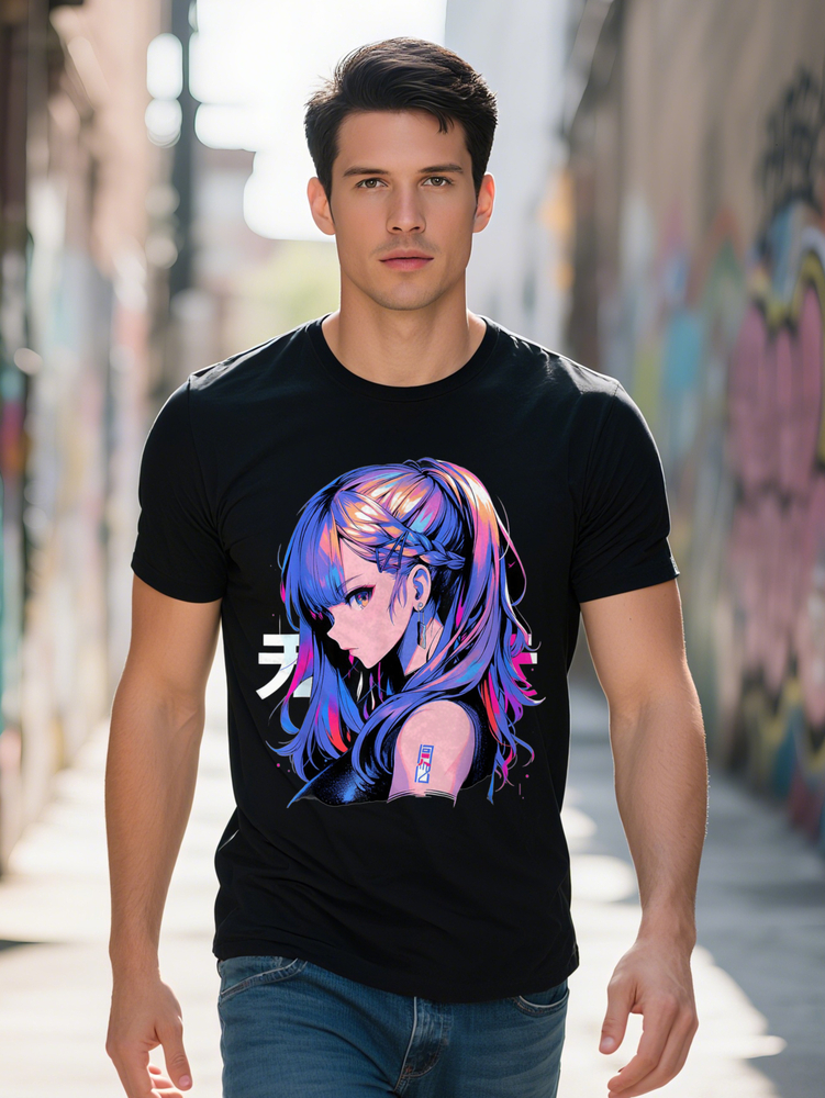 Manga Anime Aesthetic Cyberpunk Techwear Haruku Selected Fun Design DIY Pure Cotton Rich Patterns Soft c9930