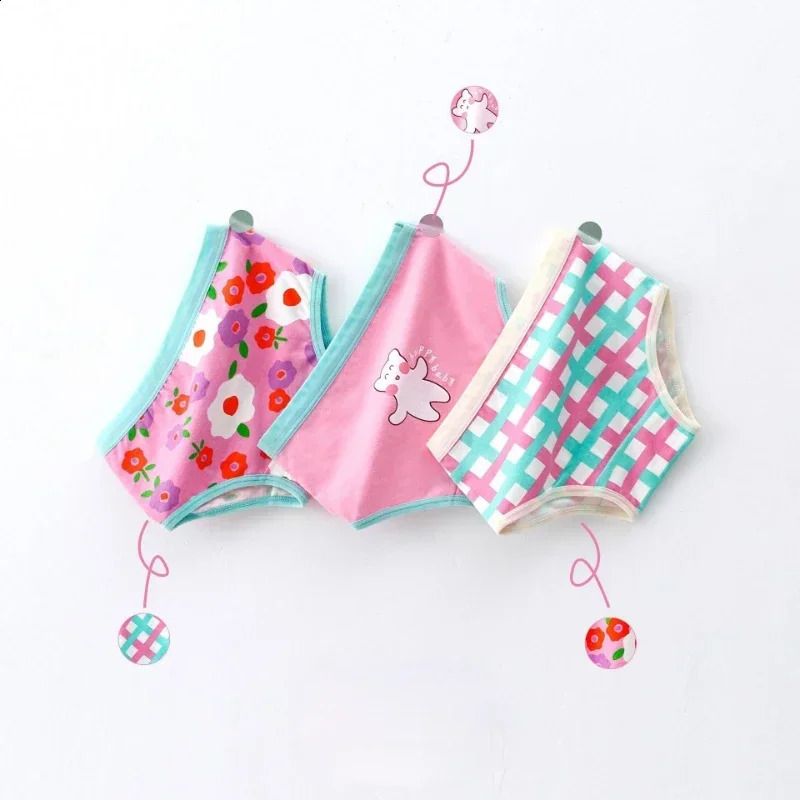 HoneyCherry Girls Panties Cotton Baby Shorts For Toddler Underwear Cute 250812