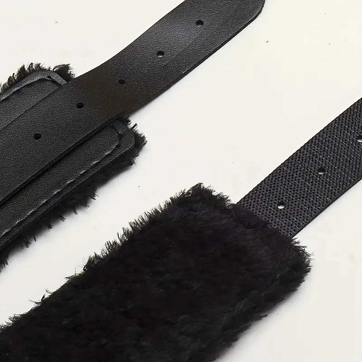 Adult Black Bondage Plush Sex Handcuffs Couple Role-Playing Bondage Shackles Ankle Shackles Holiday Party Birthday Adult Gift XJ250813