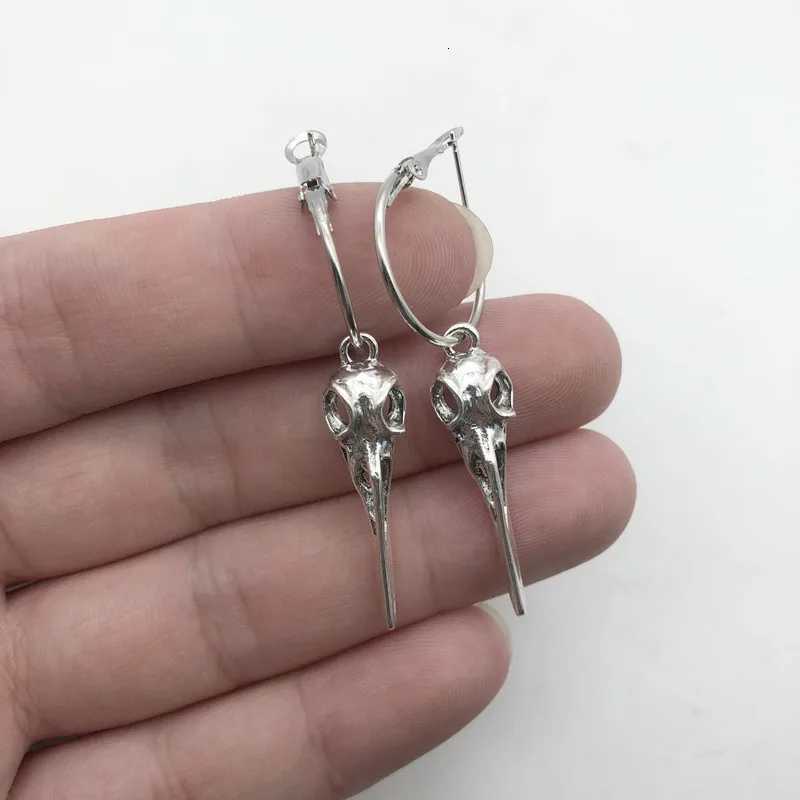 Bird Skull Earrings Gothic Jewelry Gifts for Her for Him Goth Earrings Punk Earrings Bird Earrings Y250812